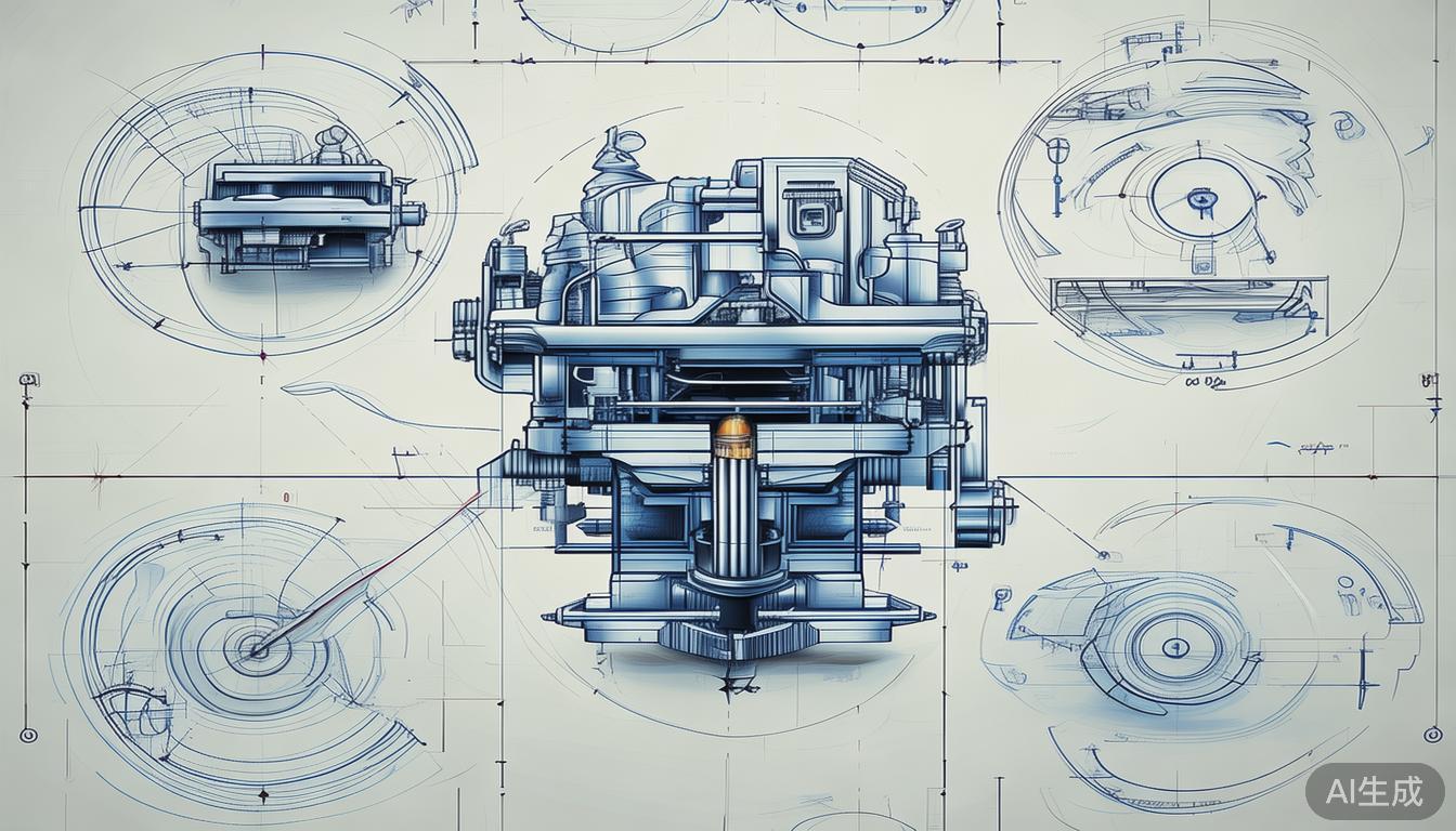 冲压式蜂窝煤成型机图纸解读：传动系统设计与间歇机构分析