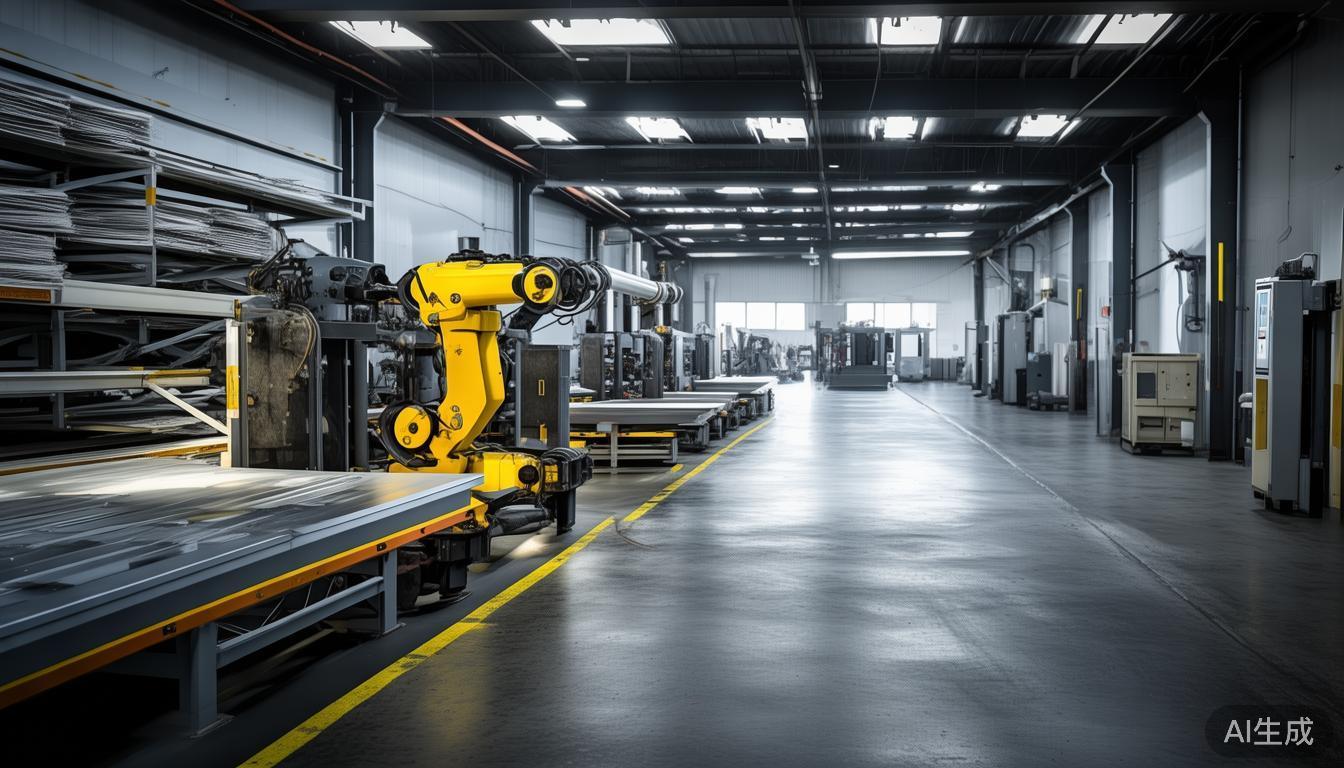 家居滑轨冲压自动化升级：7台机器人实现高效生产，节省6-8名人工