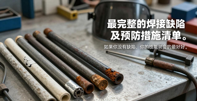 最完整的焊接缺陷及预防措施清单。如果你没有缺陷，你的技能就会是最好的。