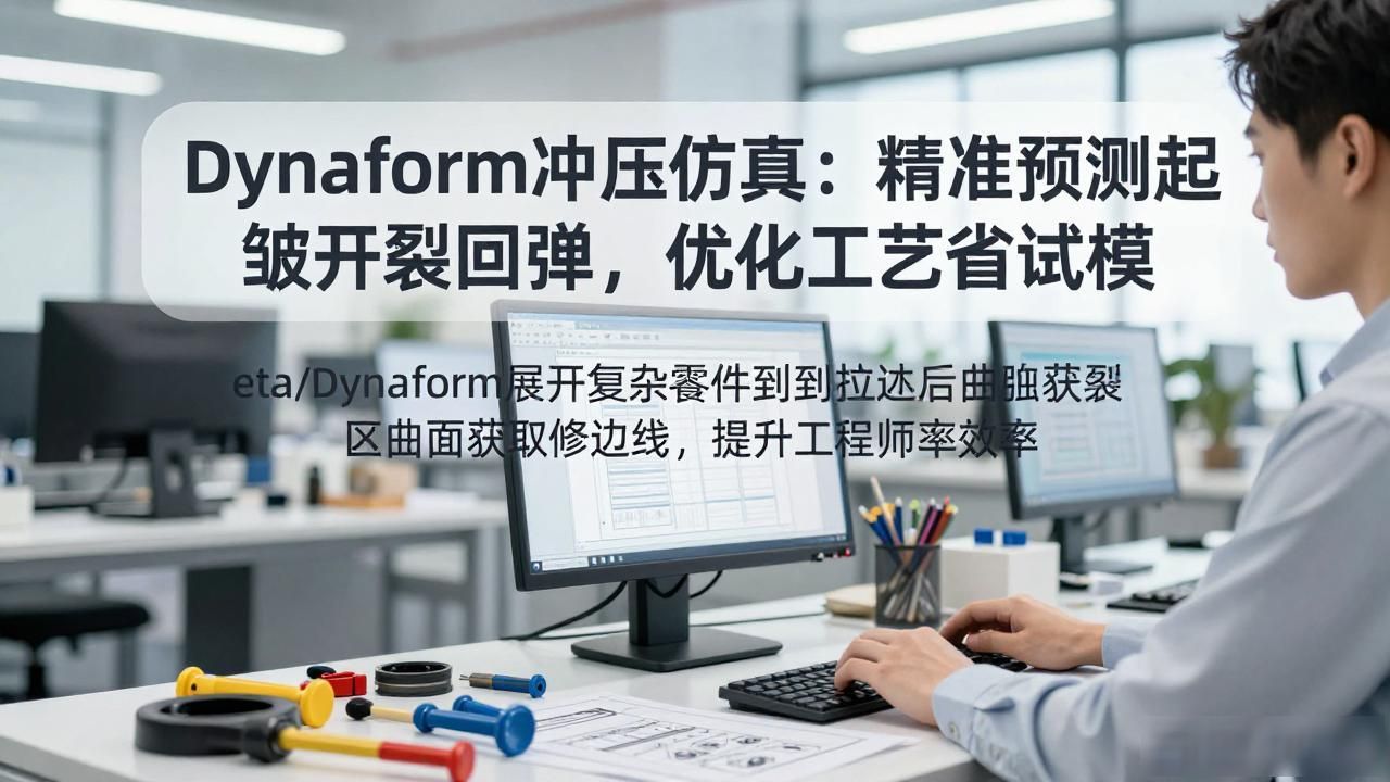 Dynaform冲压仿真：精准预测起皱开裂回弹，优化工艺省试模