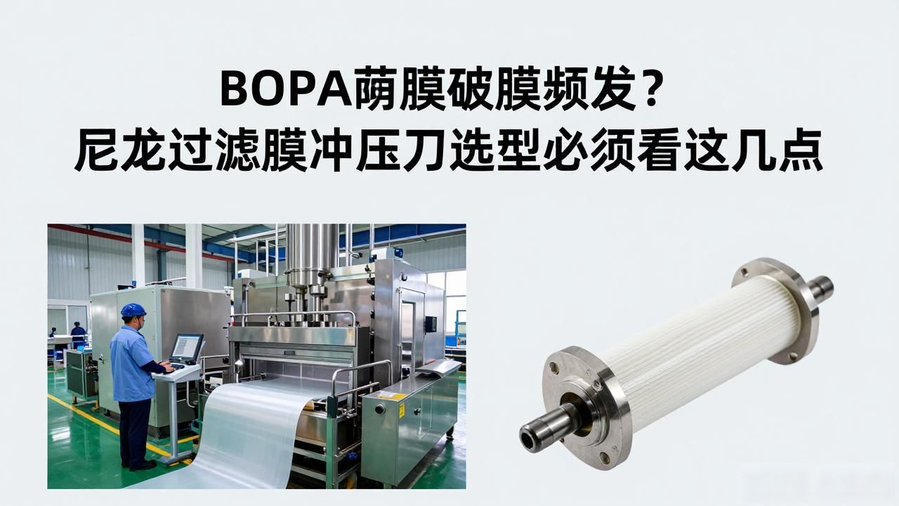 BOPA薄膜破膜频发？尼龙过滤膜冲压刀选型必须看这几点