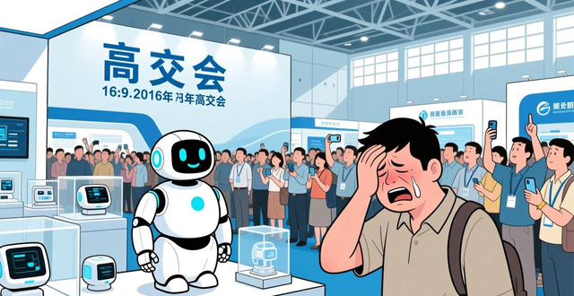 全国首例机器人伤人！2016 高交会上小胖机器人砸伤路人
