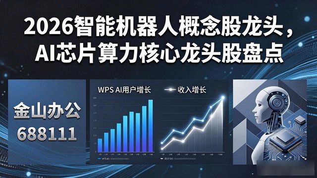 2026智能机器人概念股龙头，AI芯片算力核心龙头股盘点