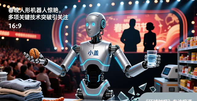春晚人形机器人惊艳，多项关键技术突破引关注