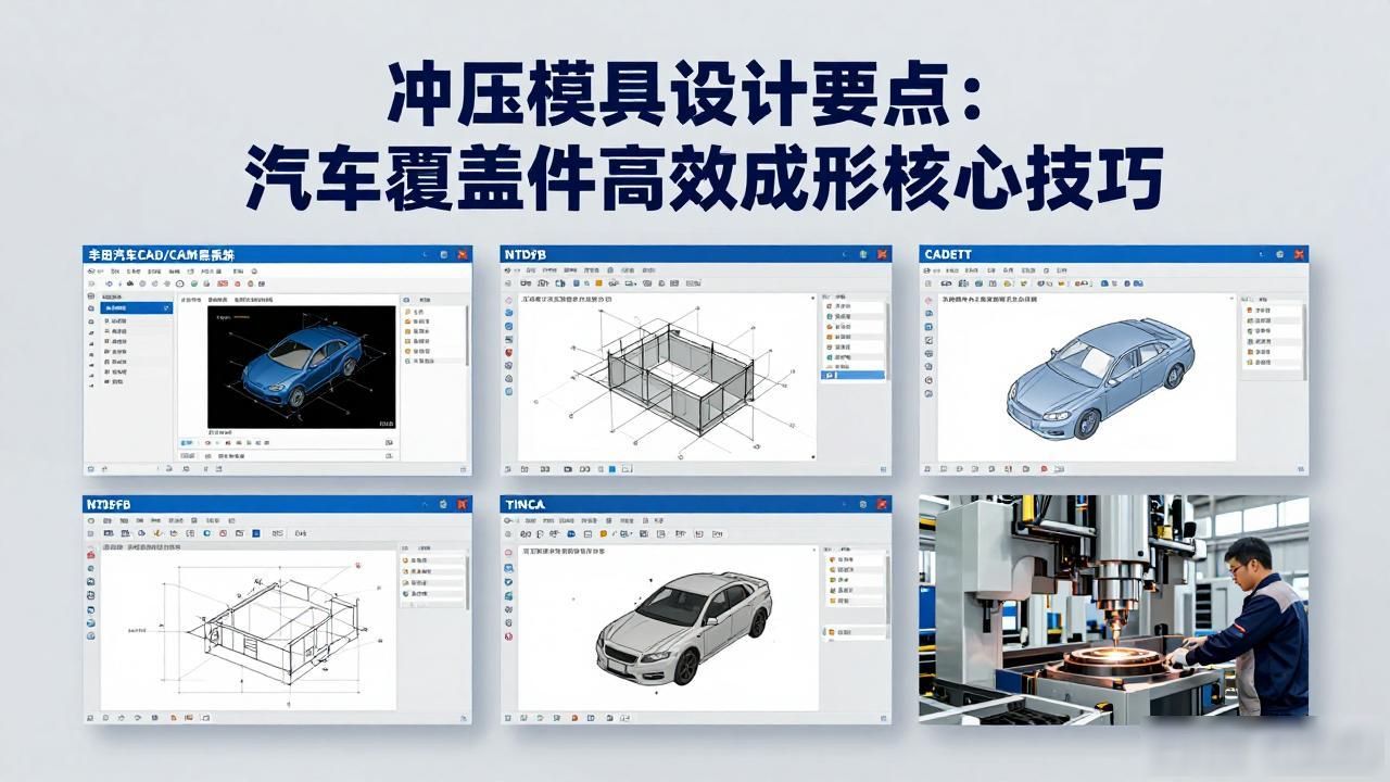 冲压模具设计要点：汽车覆盖件高效成形核心技巧