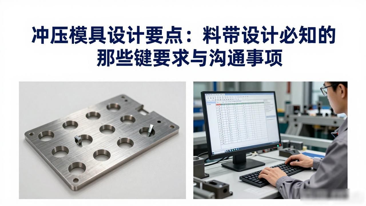 冲压模具设计要点：料带设计必知的那些关键要求与沟通事项