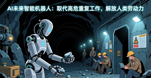 AI未来智能机器人：取代高危重复工作，解放人类劳动力