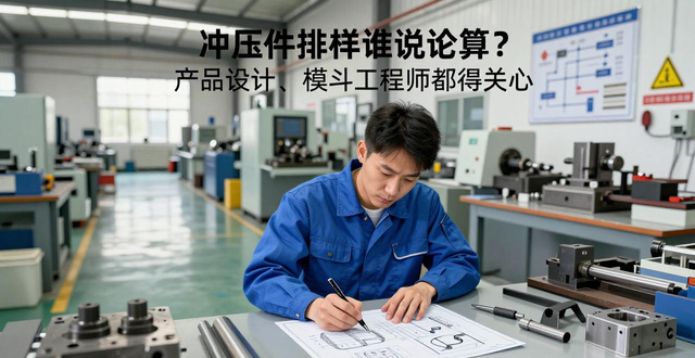 冲压件排样谁说了算？产品设计、模具工程师都得关心