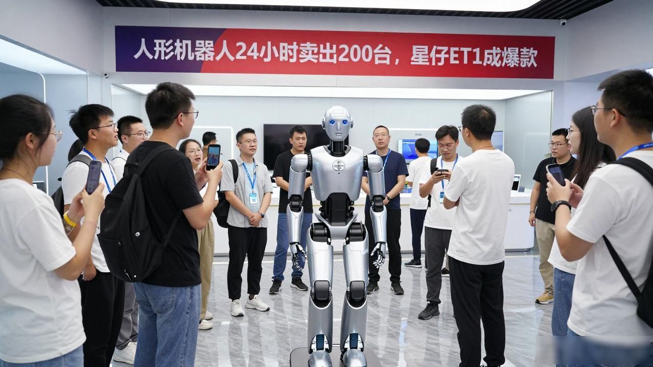 人形机器人24小时卖出200台，星仔ET1成爆款