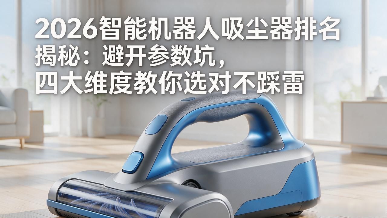 2026智能机器人吸尘器排名揭秘：避开参数坑，四大维度教你选对不踩雷
