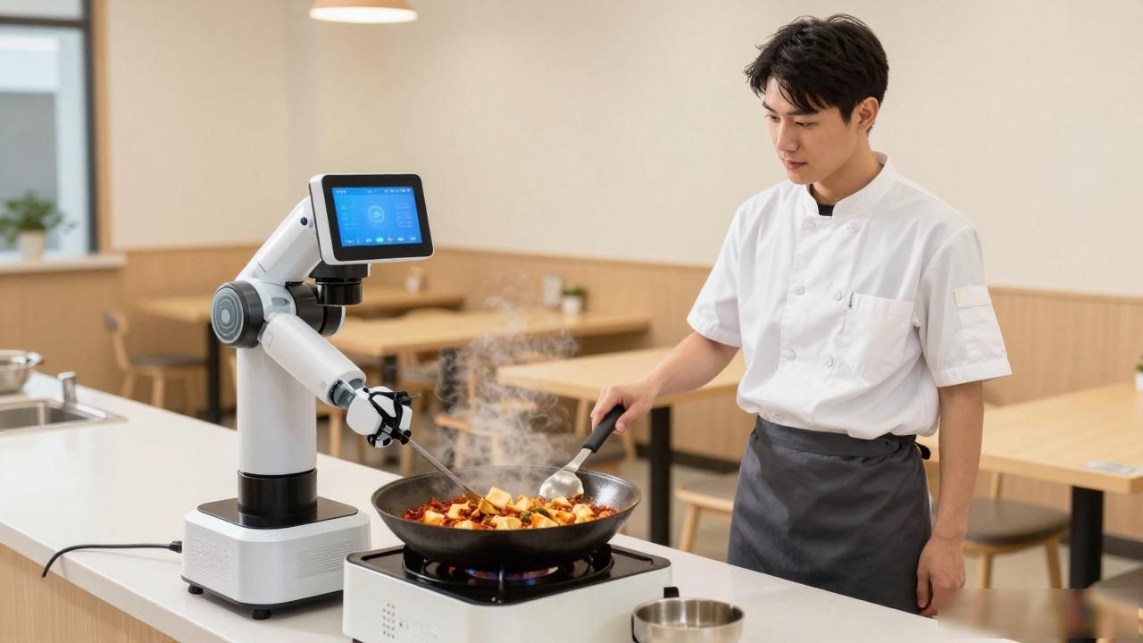 科技部推智能炒菜机器人，社区食堂3分钟出菜，厨师轻松了