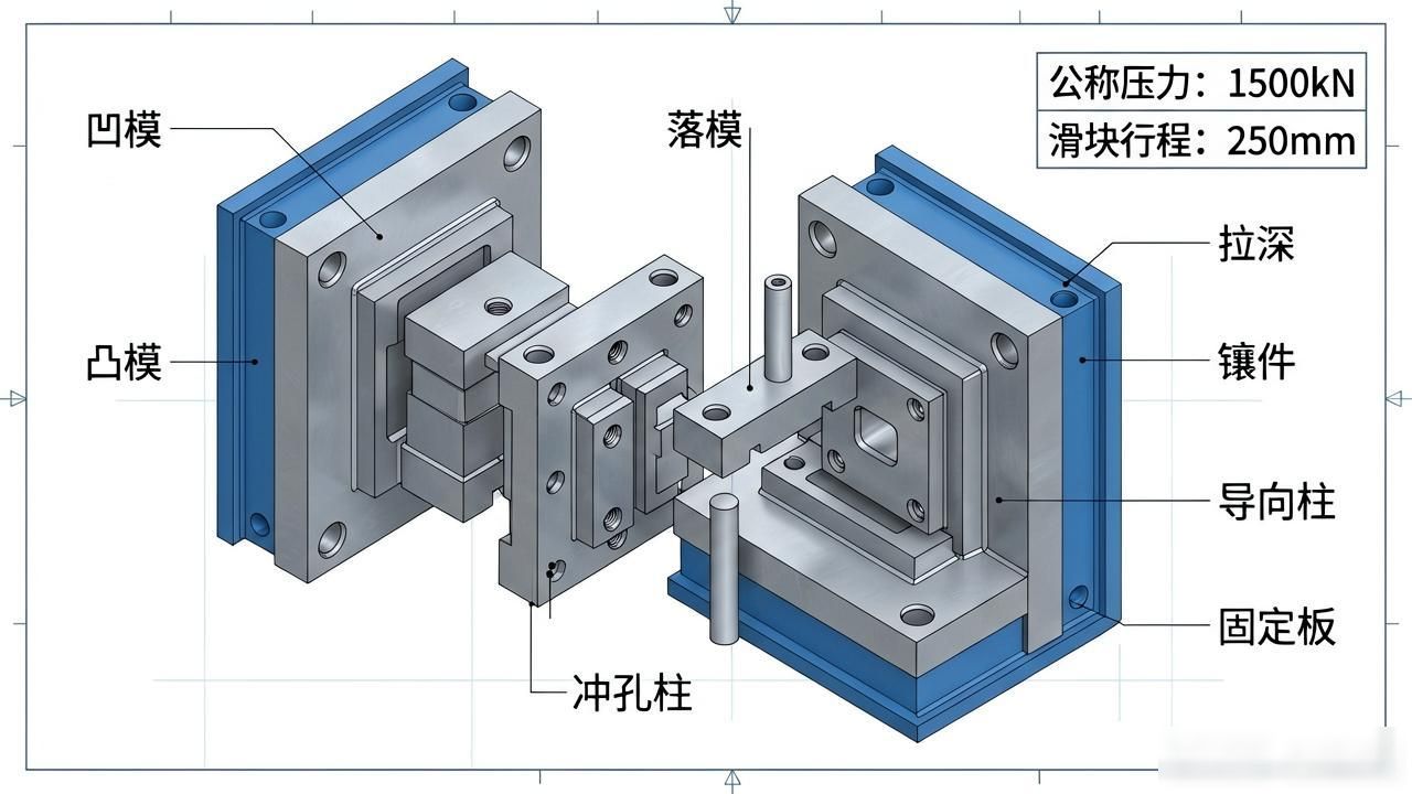 冲压模具设计手册：弹簧卸料在模具中的选择与应用要点