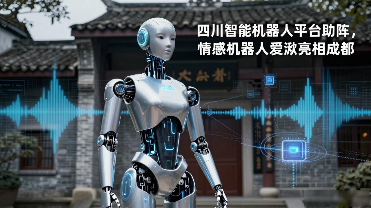 四川智能机器人平台助阵，情感机器人爱湫亮相成都