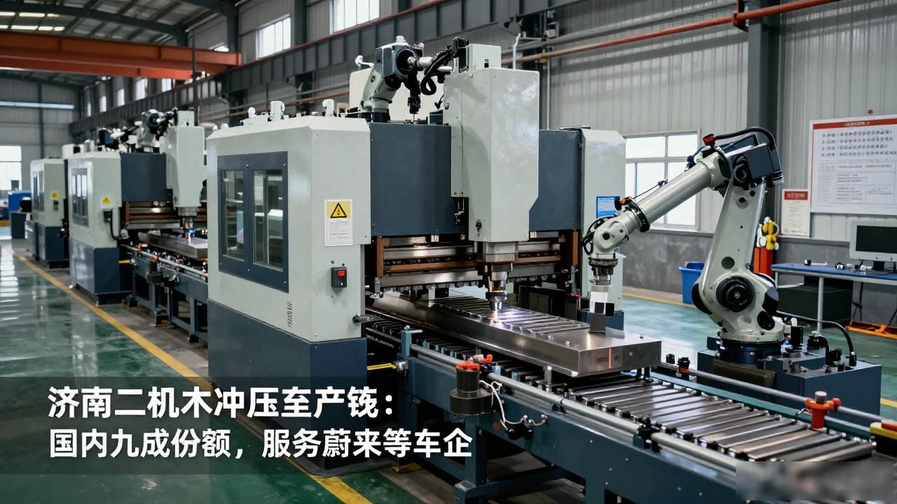 济南二机床冲压生产线：国内九成份额，服务蔚来等车企