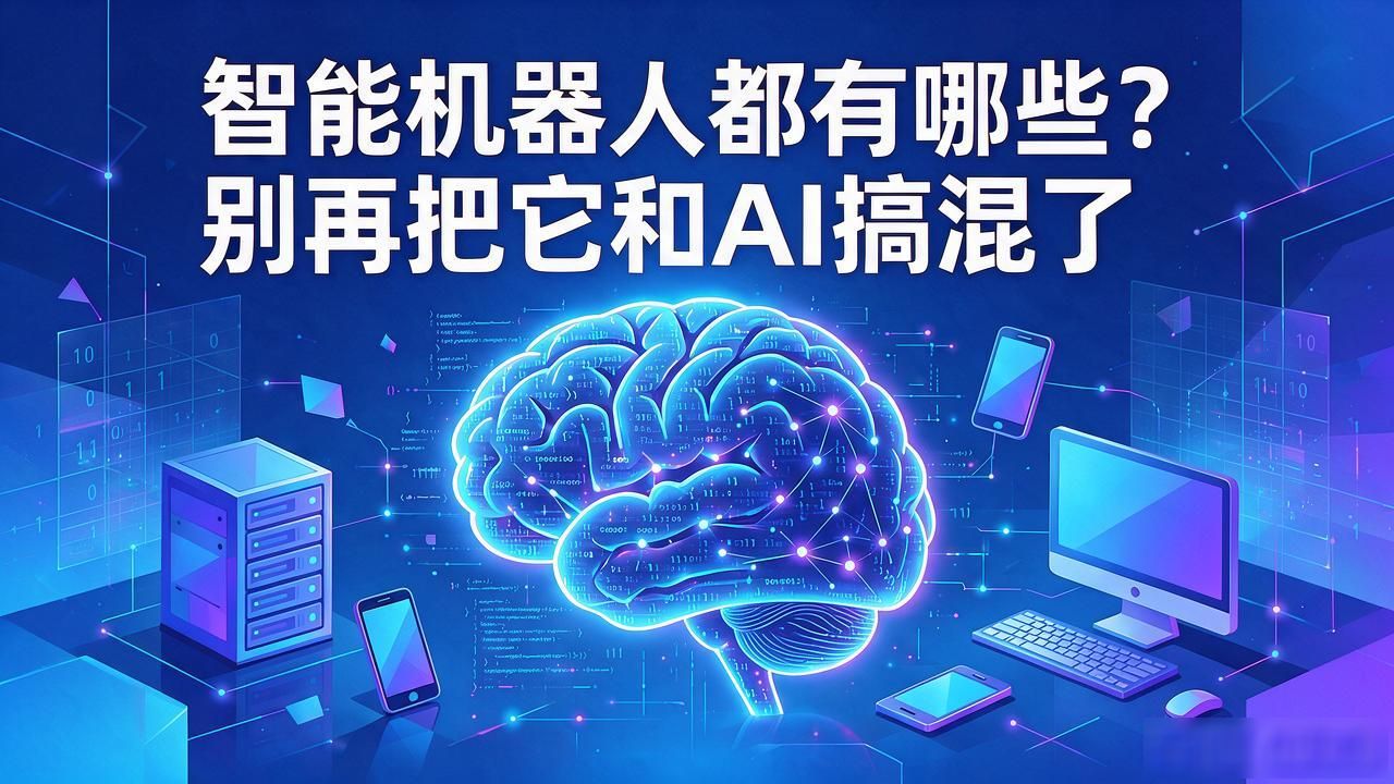 智能机器人都有哪些？别再把它和AI搞混了