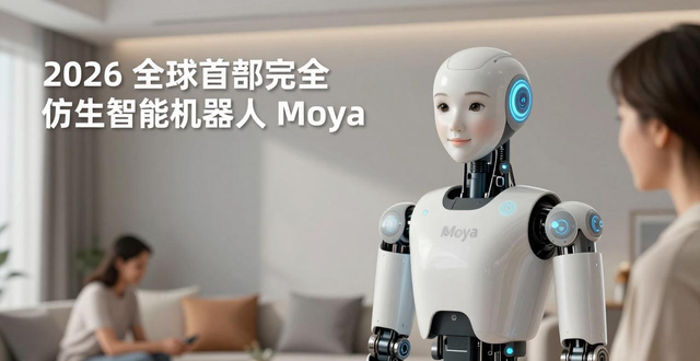 2026 年全球首款完全仿生智能机器人 Moya 惊艳登场