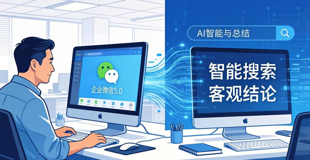 企业微信 5.0 发布三大 AI 核心功能，智能搜索与总结助力高效办公