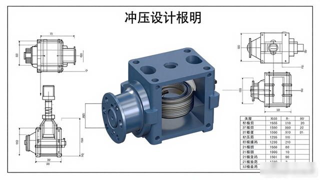 冲压课程设计说明书：滤清器外壳底孔模具设计全流程