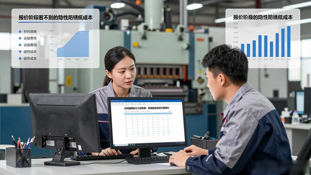 冲压模具加工工时核算：防锈纸成本别只看单价