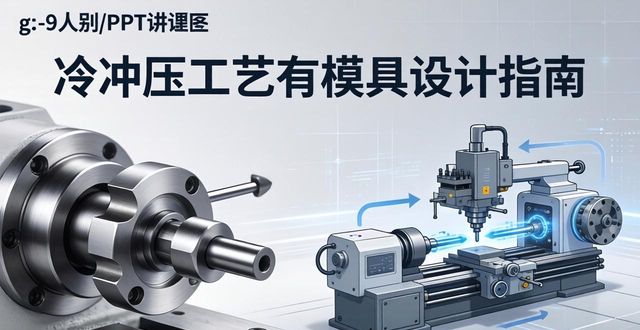 刚入行模具工程师、机械专业同学学冷冲压工艺与模具设计指南