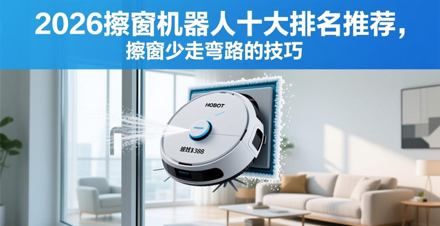 2026擦窗机器人十大排名推荐，擦窗少走弯路的技巧