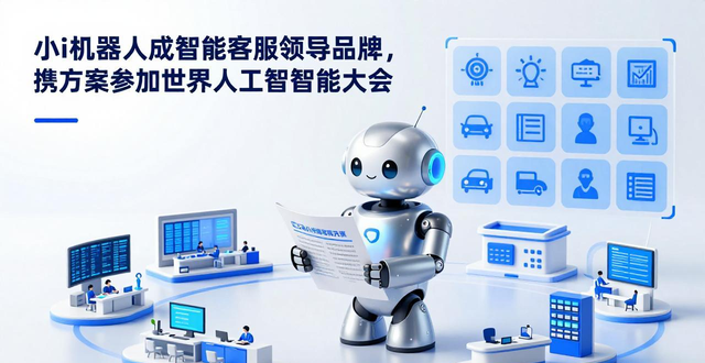 小i机器人成智能客服领导品牌，携方案参加世界人工智能大会