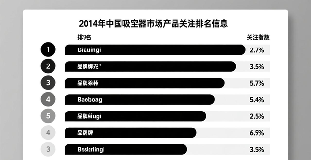2014年中国吸尘器市场品牌关注度排名及产品结构分析