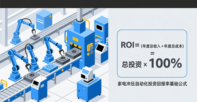 家电冲压自动化投资回报率怎么算？五步教你精准拿捏