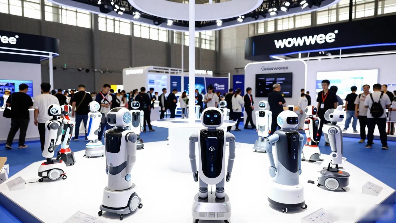 哇威wowwee mip智能机器人家用好用吗？AWE现场体验元点共生活力