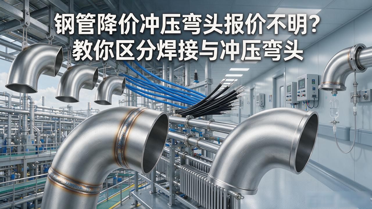 钢管降价冲压弯头报价不明?教你区分焊接与冲压弯头