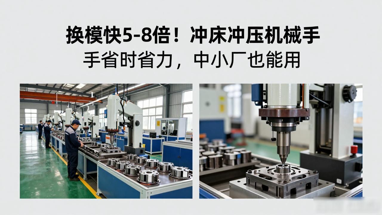 冲压机械手模具更换效率提升_冲床冲压机械手_小型冲压机械手自动化升级
