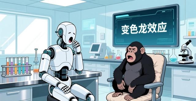 机器人打哈欠，黑猩猩被感染？