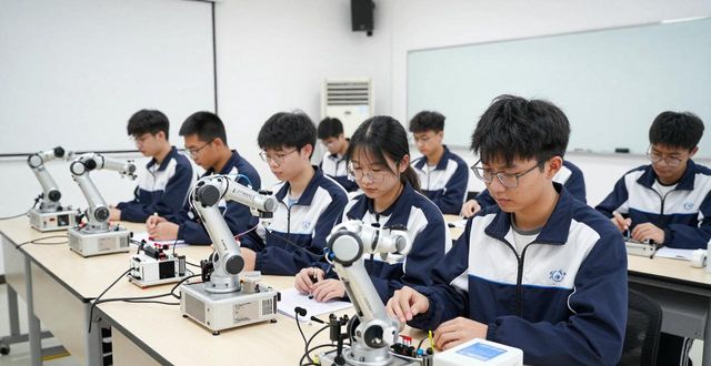 学智能机器人硬核技能，职校生这样练