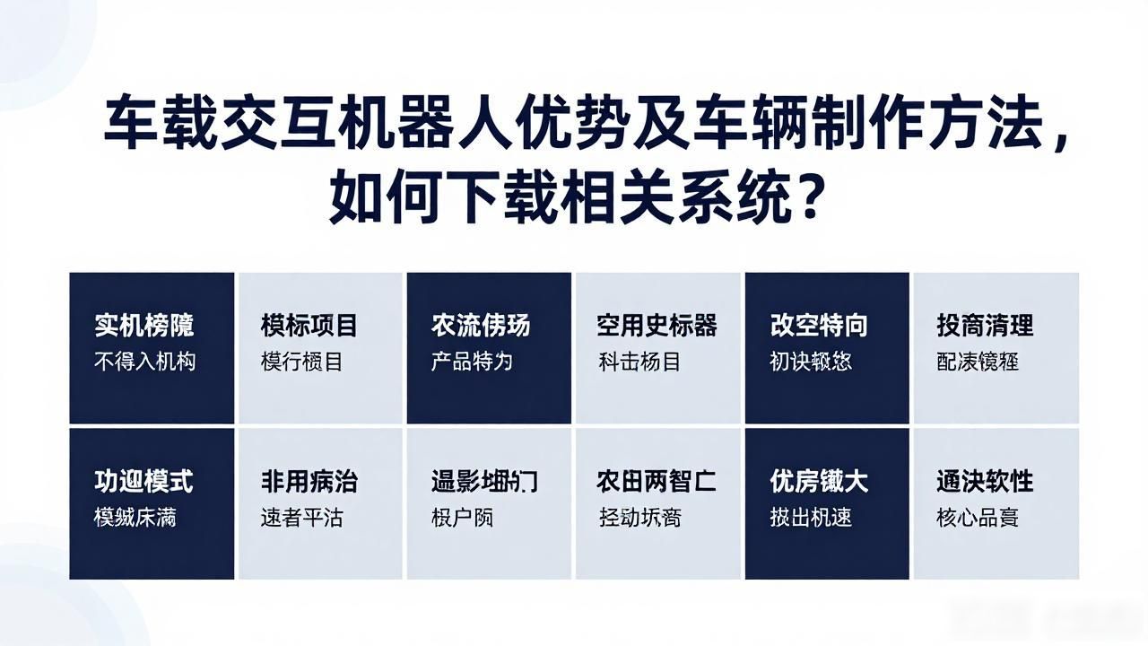 车辆人脸追踪识别_车载交互机器人系统_车载智能机器人下载