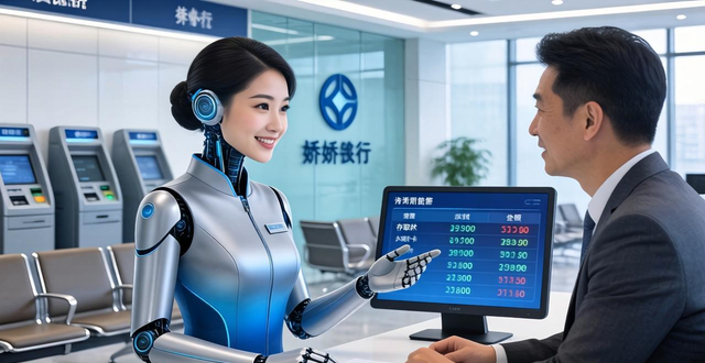 高科技智能机器人娇娇_交通银行智能机器人_智能机器人娇娇