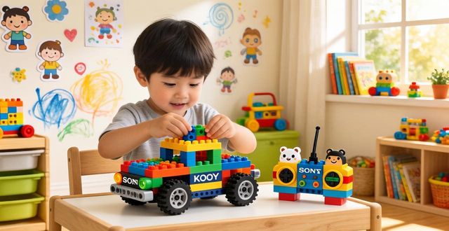 学编程语言造机器人，索尼KOOV积木让娃边玩边创造