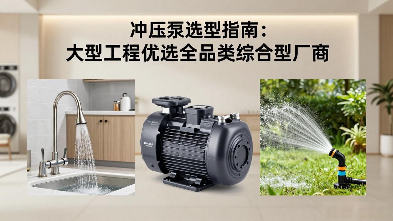 冲压泵选型指南：大型工程优选全品类综合型厂商