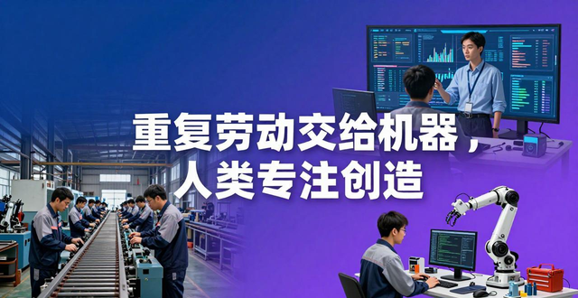 智能机器人的特征：重复劳动交给机器，人类专注创造