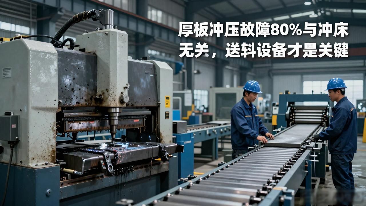 厚板冲压故障80%与冲床无关，送料设备才是关键