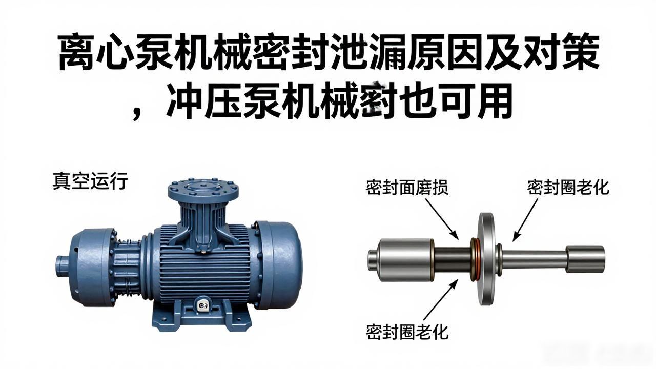离心泵机械密封泄漏原因及对策，冲压泵机械密封也可用