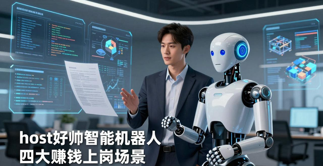 host好帅智能机器人 四大赚钱上岗场景