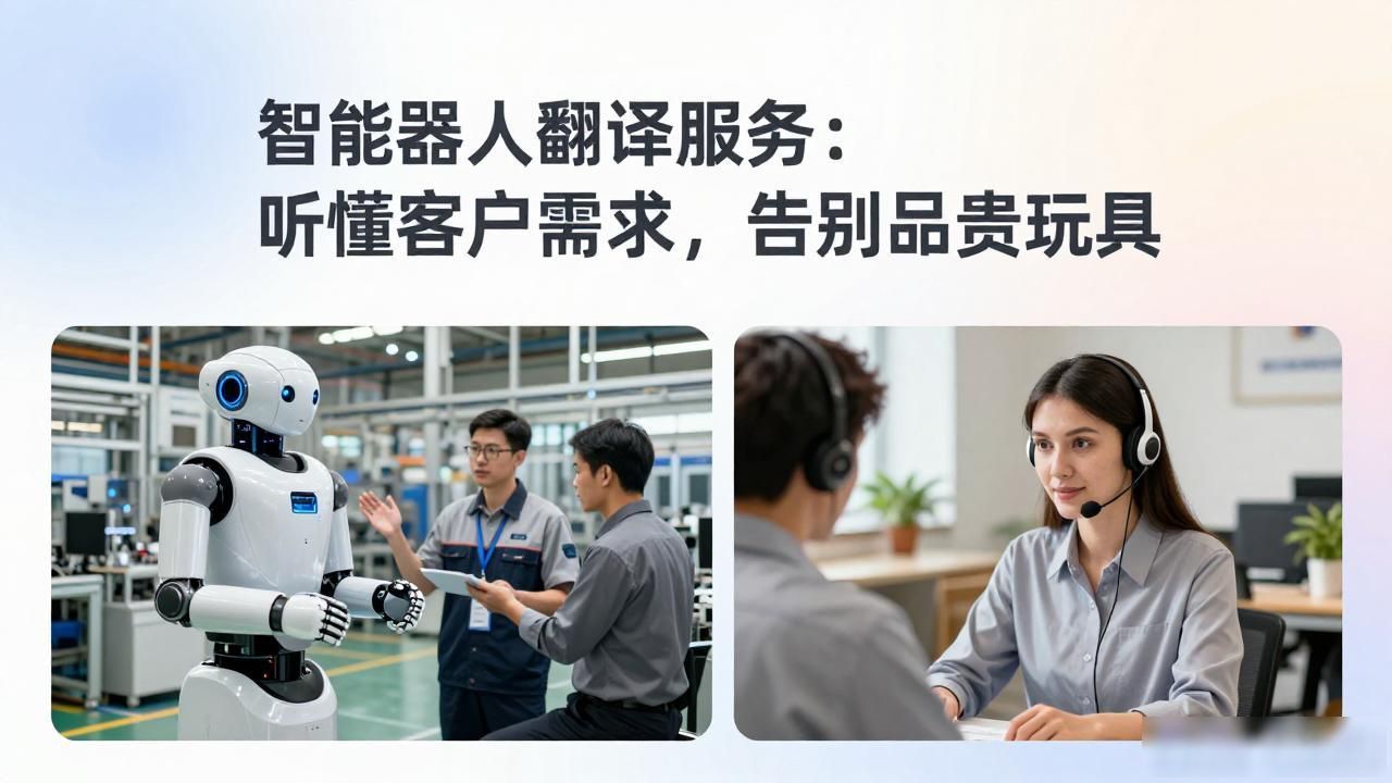智能机器人翻译服务：听懂客户需求，告别昂贵玩具
