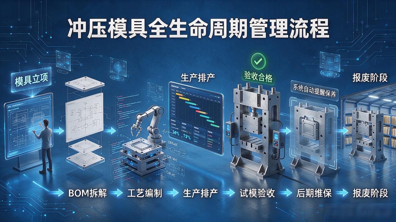 冲压模具设计与制造工厂，如何选对生产管理系统？